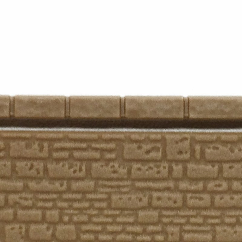Plaque plastique mur pierres irrégulières maçonnées-N-1/160-KIBRI 37960 