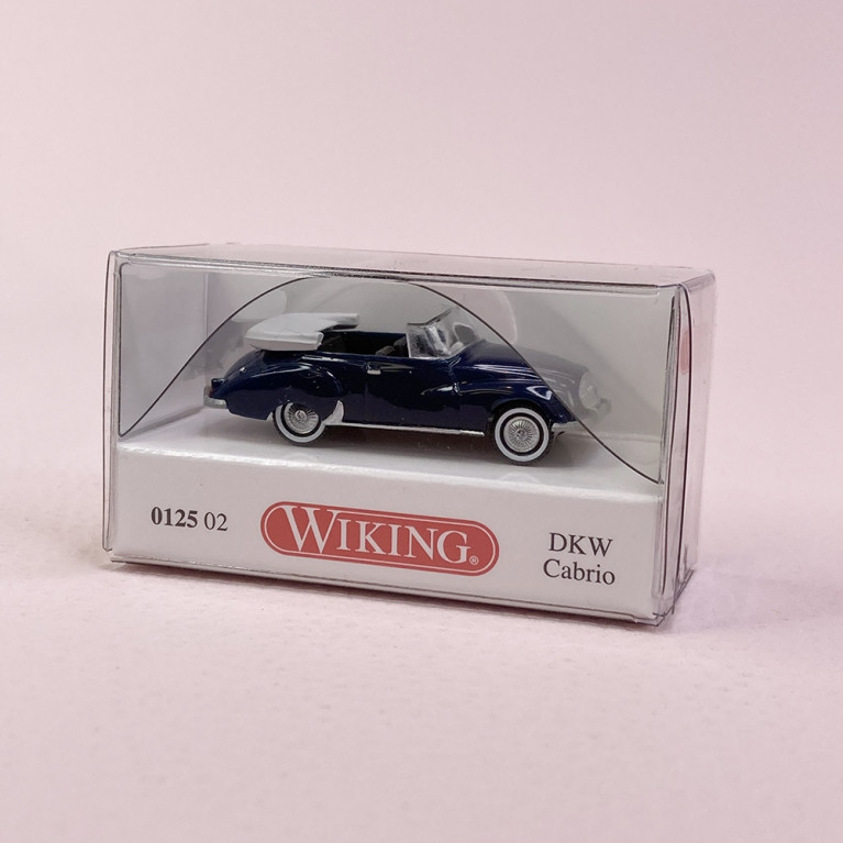 Cabriolet DKW, Bleu Marine - WIKING 12502 - HO 1/87
