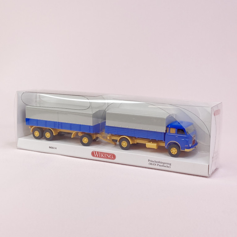 Camion MAN avec remorque - WIKING 41604 - HO 1/87