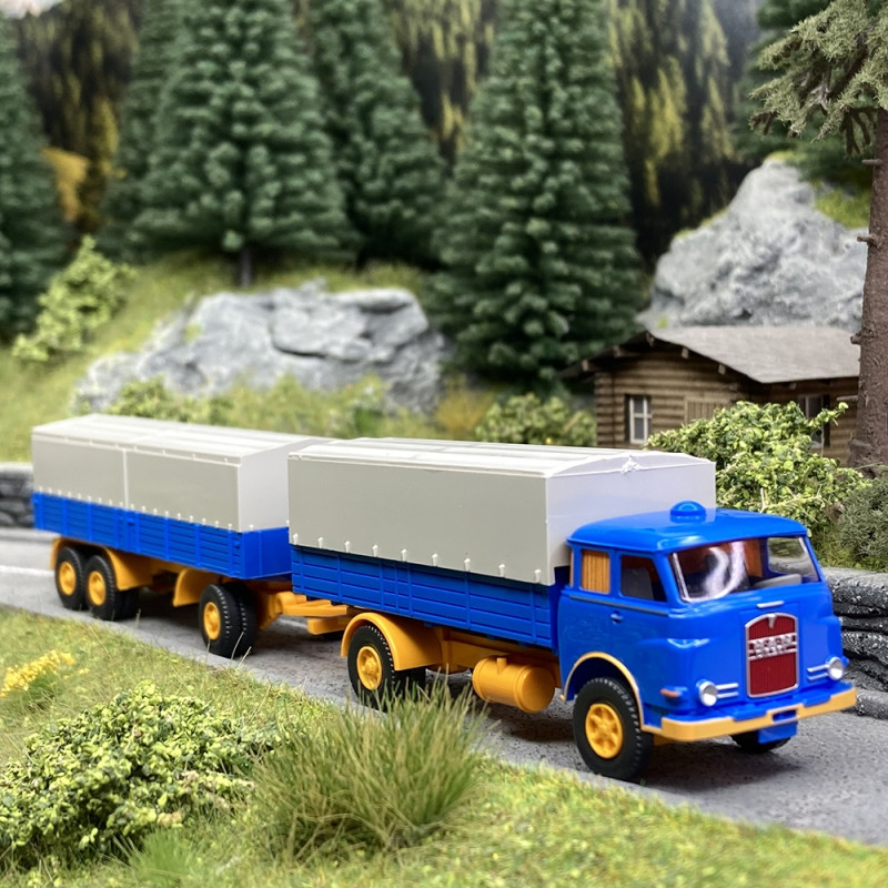 Camion MAN avec remorque - WIKING 41604 - HO 1/87