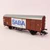 Wagon couvert Gbkl 238 "SABA" DB, Ep IV - MARKLIN 46168 - HO 1/87