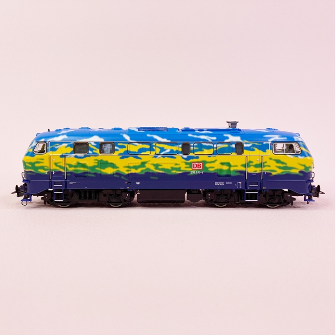 Locomotive diesel BR 218 418-2 DB, Ep V - ROCO 70757 - HO 1/87