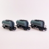 3 wagons citernes 2 essieux "EVA" DB, Ep IV - ROCO 76005 - HO 1/87