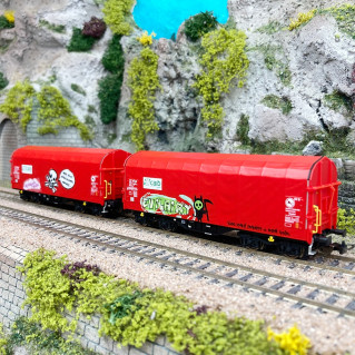 PIKO WAGON BÂCHÉ court vert B CARGO SNCB 95467 (n°1bis) EUR 35,00 - FR