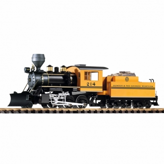 Locomotive vapeur D&RGW Mogul 214 US digital son - PIKO 38234 - G 1/22.5