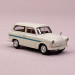 Trabant P 50 Kombi Crème / Vert - BREKINA 27560 - HO 1/87