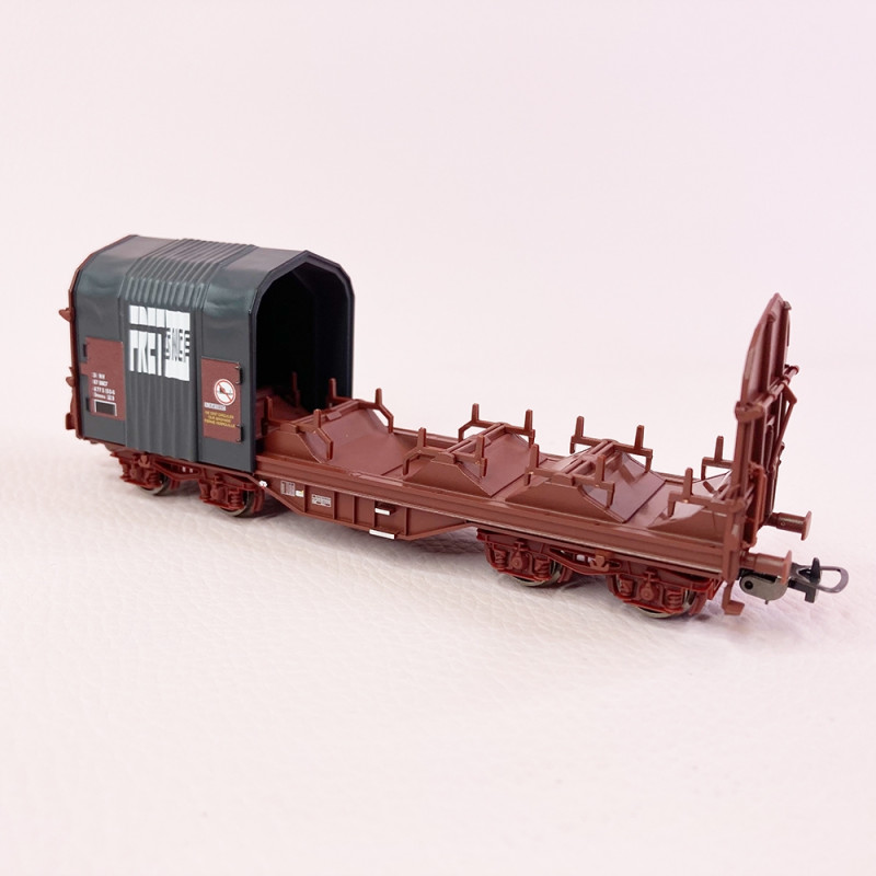 Wagon PIKO Bâché Court Vert – B Cargo SNCB 95467 – HO – Occasion