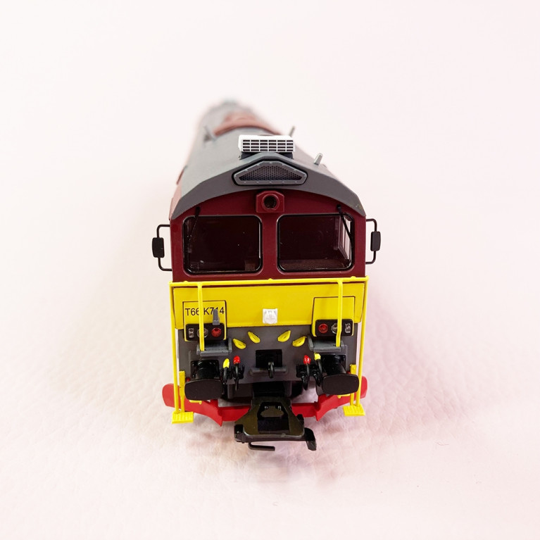 Locomotive diesel JT42CWR Classe 66, T66K714 "Cargo" CFL, Ep VI, digital son 3R - MARKLIN 39066 - HO 1/87