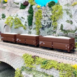 WAGON TRÉMIE TYPE Fad, transport de calcaire ÖBB , Ep IV - MARKLIN 4623102 - HO EUR 41,70 - FR