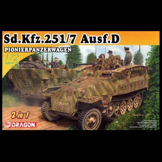 Véhicule blindé semi-chenilles Sd.Kfz.251 Pionierpanzerwagen - DRAGON 7605 - 1/72