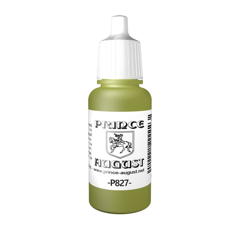 Peinture Acrylique, 17ml, Vert Citron - PRINCE AUGUST P827