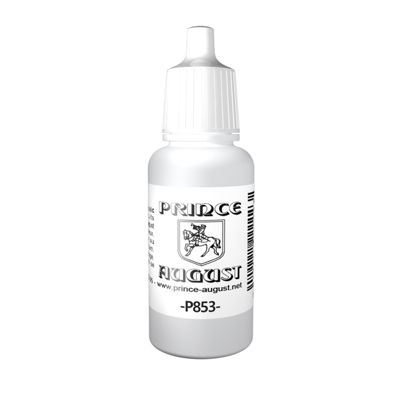 Peinture Acrylique, 17ml, Patine Blanche - PRINCE AUGUST P853