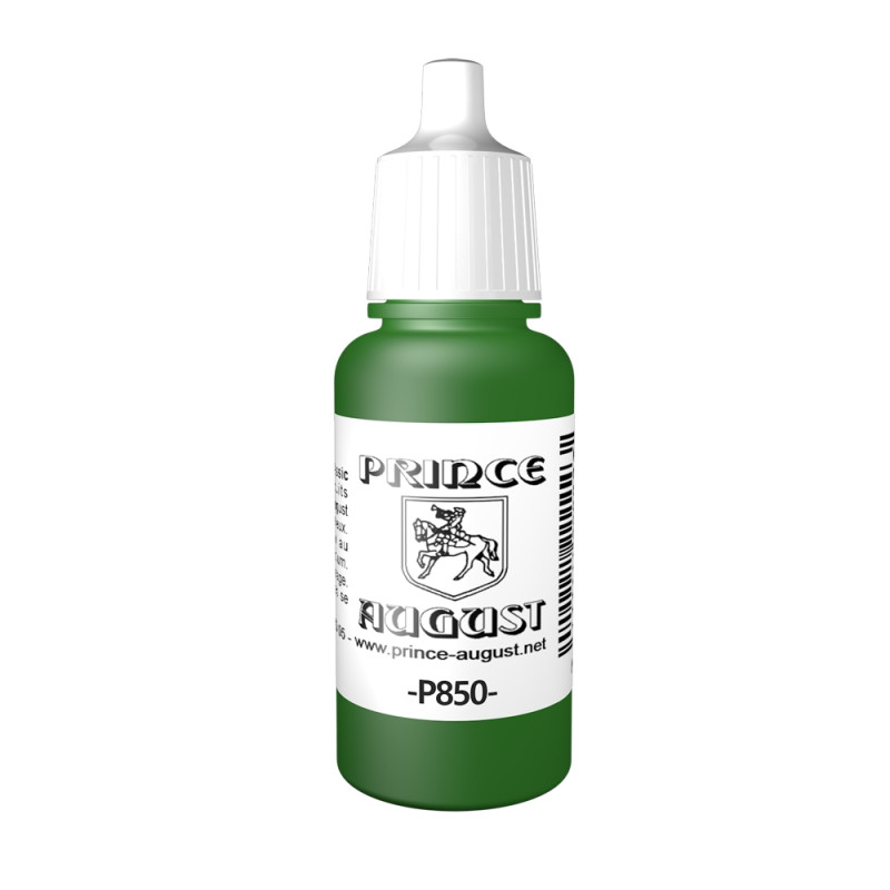 Peinture Acrylique, 17ml, Vert Olive Moyen - PRINCE AUGUST P850