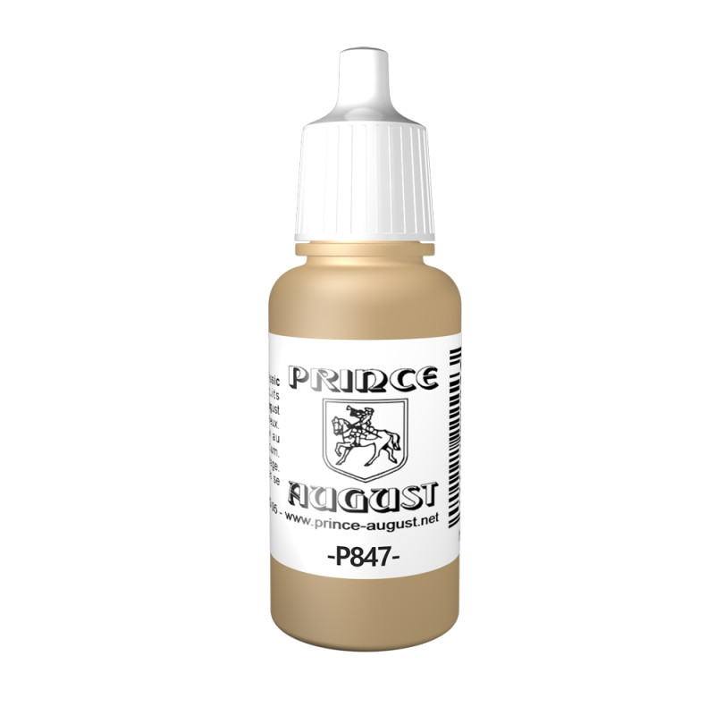 Peinture Acrylique, 17ml, Sable Foncé - PRINCE AUGUST P847