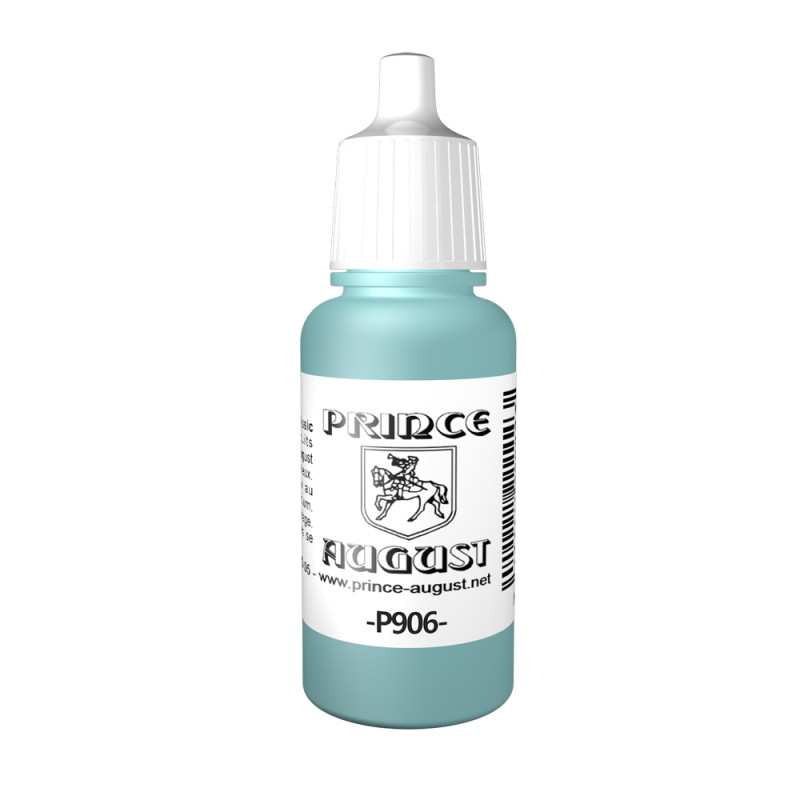 Peinture Acrylique, 17ml, Bleu Pale - PRINCE AUGUST P906