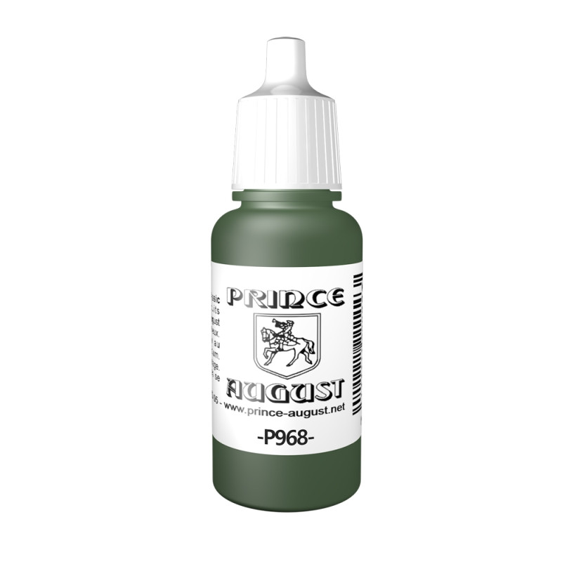 Peinture Acrylique, 17ml, Vert Olive Foncé - PRINCE AUGUST P968