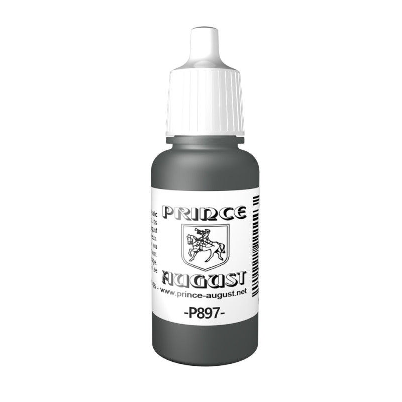 Peinture Acrylique, 17ml, Vert bronze - PRINCE AUGUST P897