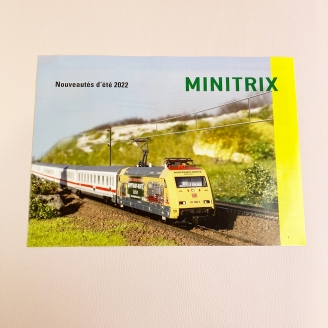 Catalogue nouveautés d'été 2022 Français, 4 pages - MINITRIX 373807 - échelle N 1/160