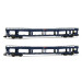 2 Wagons porte autos DD DEV66  Sncb, Ep IV et V - ARNOLD HN4349 - N 1/160