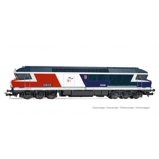 Locomotive diesel CC 72030 Tricolore "bicentenaire 1984" Sncf, Ep IV - JOUEF HJ2605 - HO 1/87