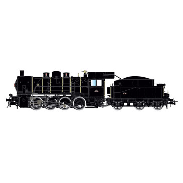 Locomotive vapeur 040 D 507 "Nord", livrée noire SNCF Ep III - JOUEF HJ2417 - HO 1/87
