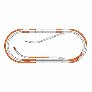 Coffret rails  geoline D-HO-1/87-ROCO 61103