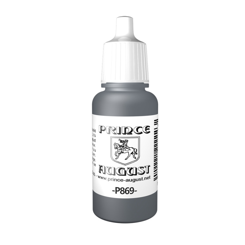 Peinture Acrylique, 17ml, Gris Basalte - PRINCE AUGUST P869