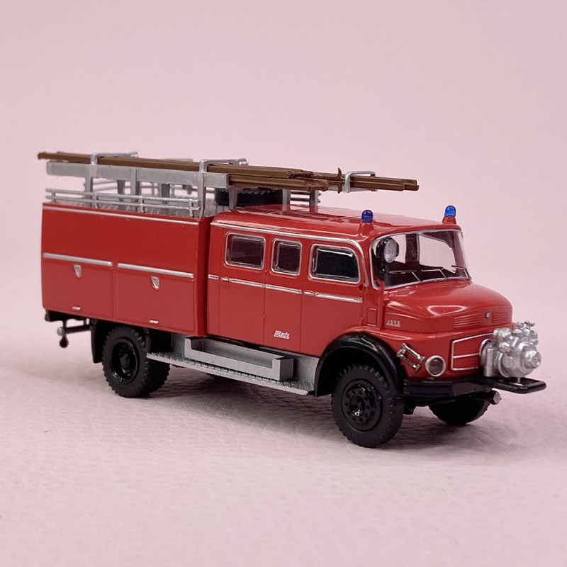 SOLIDO 2127 MERCEDES-BENZ Unimog Pompiers 1/50 Camion Miniature EUR 11