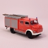 Mercedes LAF 1113 TLF 16, Pompiers avec Volets - BREKINA 47174 - HO 1/87