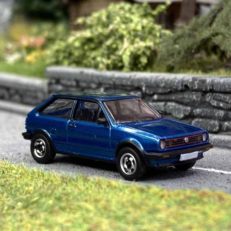 Volskwagen Polo II, Coupé G40, Bleu métal - PCX 870203 - HO 1/87