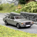 Ford Granada MK I, coupé, Gris métal / Noir - PCX 870339- HO 1/87