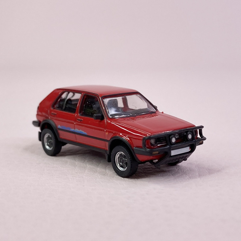 VW Golf II, Country, Rouge - PCX870206 - HO 1/87