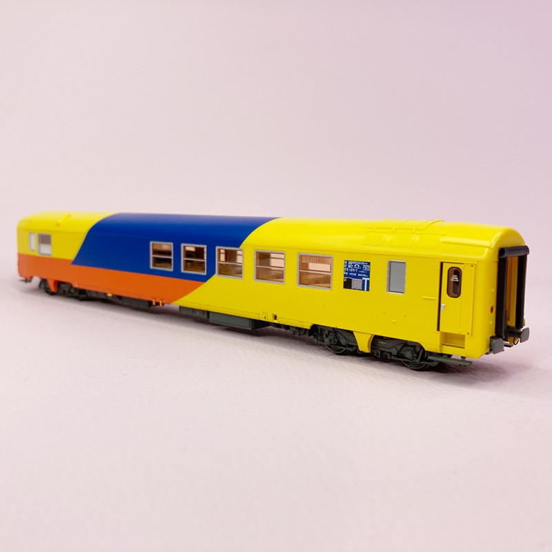 Voiture Voyageurs SNCF échelle O - Tôle LR - 32 Cm - Années 50 - Bon état