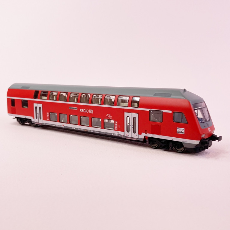 Voiture pilote à 2 niveaux DBbzfa 2CL "REGIO" DB, Ep VI - MARKLIN 43569 - HO 1/87