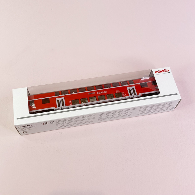 Voiture pilote à 2 niveaux DBbzfa 2CL "REGIO" DB, Ep VI - MARKLIN 43569 - HO 1/87
