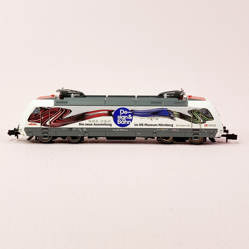 Locomotive électrique BR 101 003-2 "Design & Bahn" DB , Ep VI digital son - MINITRIX 16087 - N 1/160