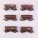 6 wagons trémies Tdrrs "Rail Cargo Austria" ÖBB, Ep VI - MARKLIN 46308 - HO 1/87