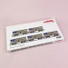 5 wagons trémies Fals "Kalksteen" NS, Ep V- MARKLIN 46268 - HO 1/87