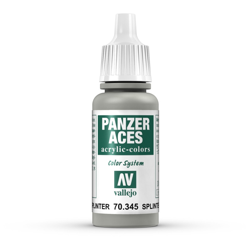 Peinture Acrylique, 17ml, Panzer Aces Base Camouflage Splinter - VALLEJO 70345