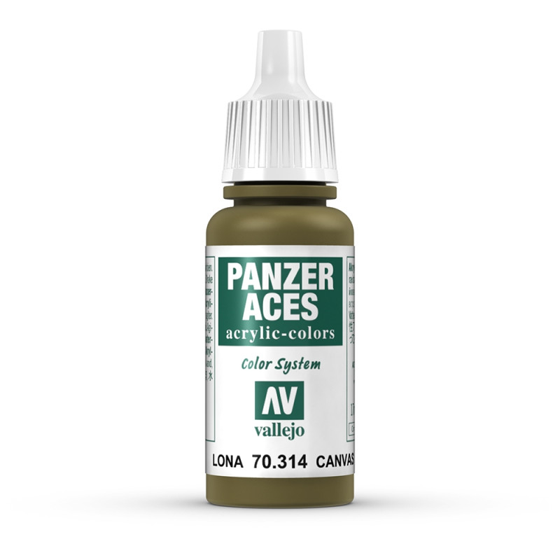 Peinture Acrylique, 17ml, Panzer Aces Toile - VALLEJO 70314