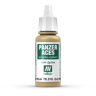 Peinture Acrylique, 17ml, Panzer Aces Vieux Bois - VALLEJO 70310