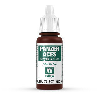 Peinture Acrylique, 17ml, Panzer Aces Feu de Position Rouge - VALLEJO 70307