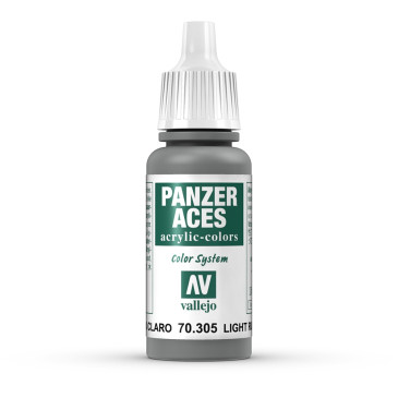 Peinture Acrylique, 17ml, Panzer Aces Caoutchouc Clair - VALLEJO 70305