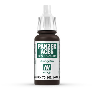 Peinture Acrylique, 17ml, Panzer Aces Oxyde Foncé - VALLEJO 70302