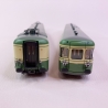 Autorail RGP2 XBD 2709 + XRAB 7726, "vert / jaune" Sncf, Ep IV  - JOUEF HJ2386 - HO 1/87