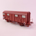 Wagon couvert 2 essieux type KF, "Europ", Sncf, Ep III - BRAWA 50111 - HO 1/87