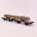 2 wagons couplés transport de bois type HW, DRG, Ep II - BRAWA 47726 - HO 1/87