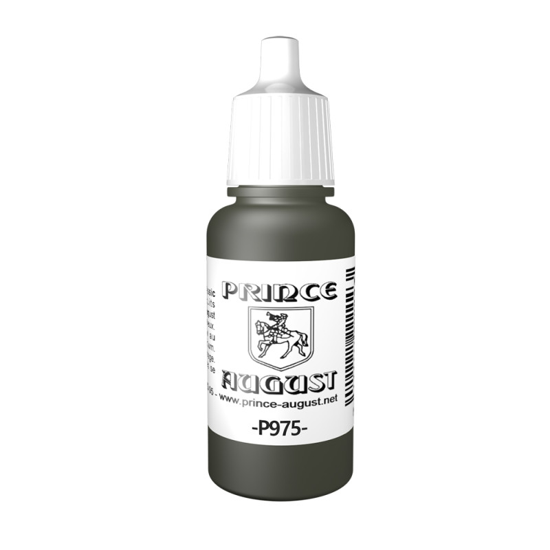 Peinture Acrylique, 17ml, Vert Militaire - PRINCE AUGUST P975 - 89