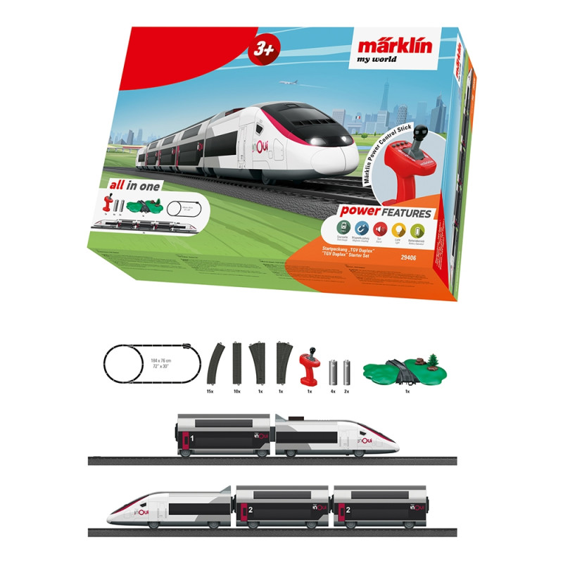 Coffret De Train Échelle O – Marque JEP – Bleu – Occasion