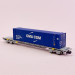 Wagon porte conteneur Novatrans Sgss "CMA CGM" Sncf, Ep V et VI - ARNOLD HN6558 - N 1/160